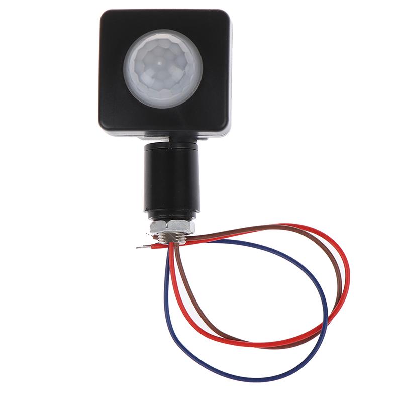 Инфракрасный датчик движения человека, автоматический переключатель, инфракрасный интеллектуальный переключатель чёрный